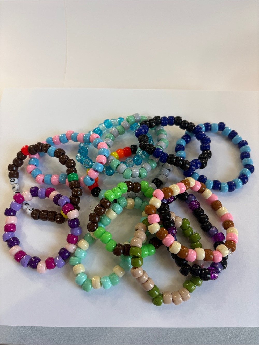 Kandi 5pcs Randomly Selected Single Bracelets